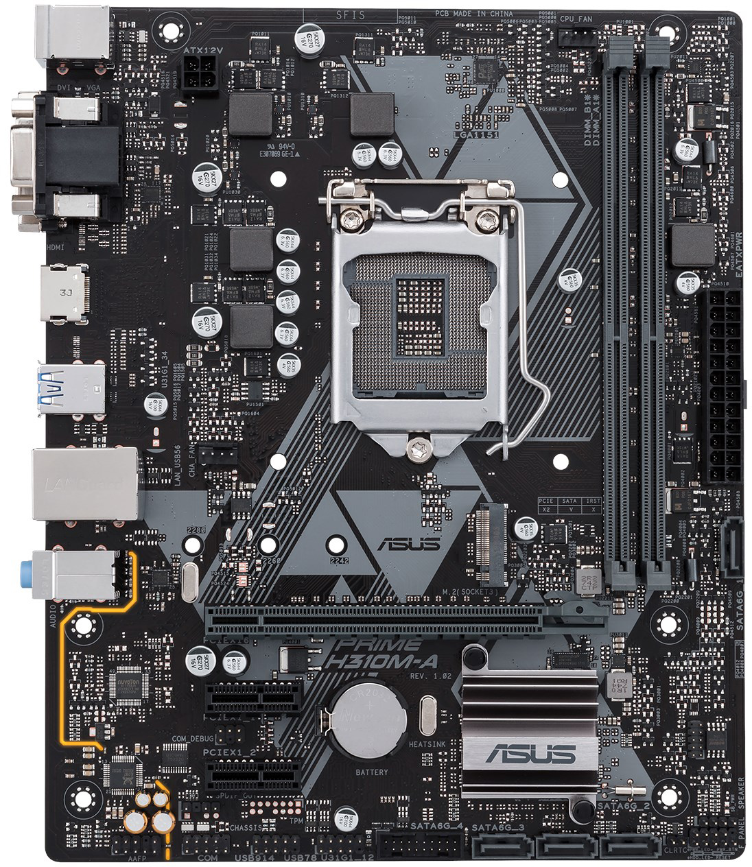 Asus Prime H310M-A - Motherboard Specifications On MotherboardDB Asus Prime H310M-A - Motherboard Specifications On MotherboardDB